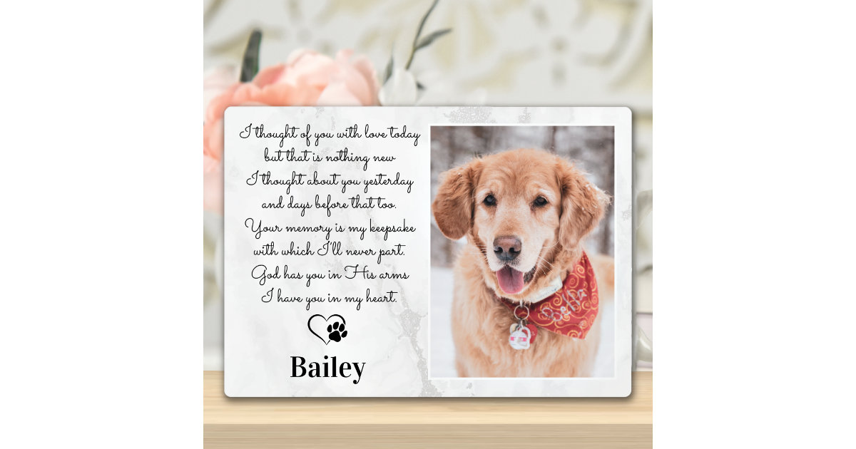 Memorial pet gifts 2020: Pet remembrance and sympathy gifts