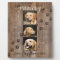 Custom Dog Memorial Rustic Wood Look Keepsake