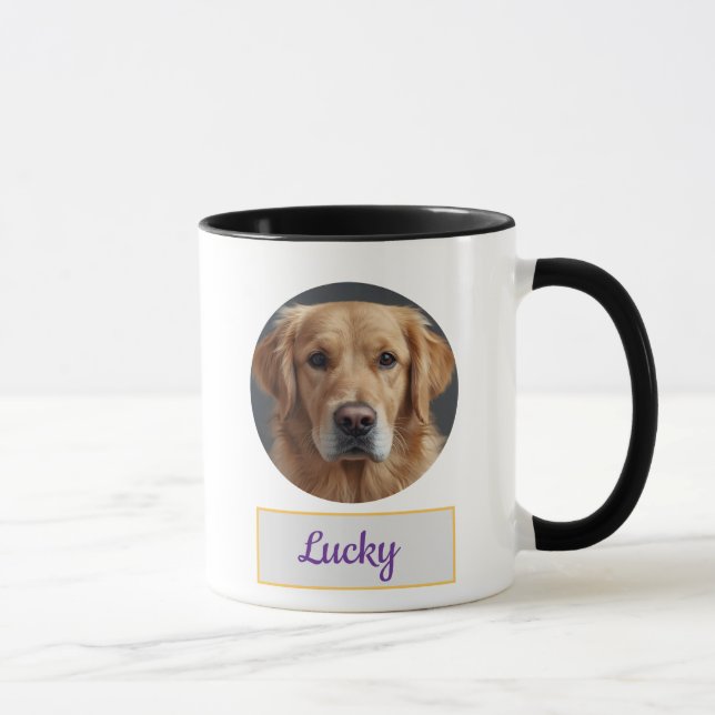 Custom Dog Mom, Dog Dad, Personalize Gift Mug (Right)