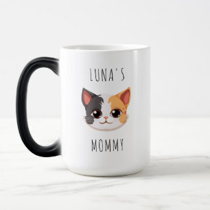 Custom Dog Mom Gift with Pet Photo Dog Lover Cat Color Morph Mug
