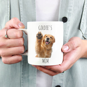 Custom Dog Mom Mug with Pet Photo & Name