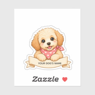 Custom Dog Mom Sticker Cute Puppy Name Pet Lover G