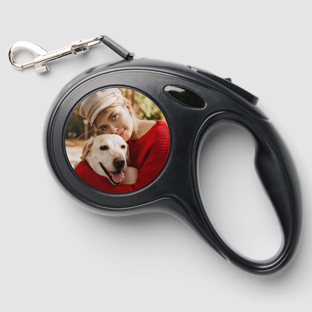 Custom Dog Name Retractable Dog Leash (Front)