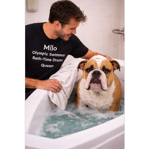 Custom Dog– Olympic Swimmer Drama Queen/King T-Shirt