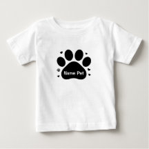 Custom Dog Paw Baby - Personalized Pet Name
