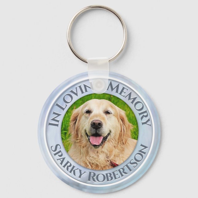 Custom Dog / Pet Memorial Keychain (Front)