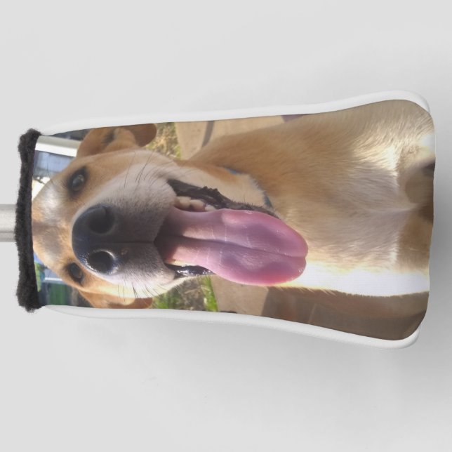 Custom Dog Pet Photo  Golf Head Cover (Front)