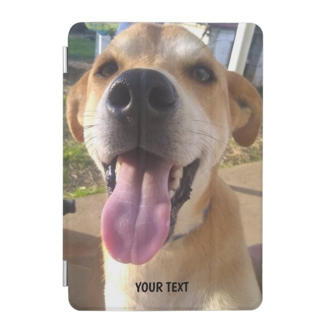 Custom Dog Pet Photo iPad Mini Cover (Front)