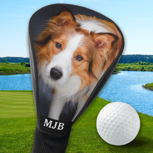 Custom Dog Pet Photo Modern Cute Personalized Golf Head Cover