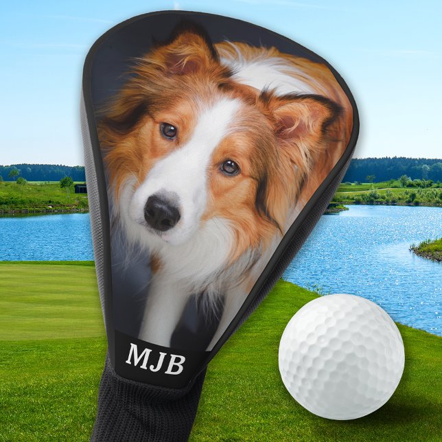 Custom Dog Pet Photo Modern Cute Personalized Golf Head Cover (Creator Uploaded)