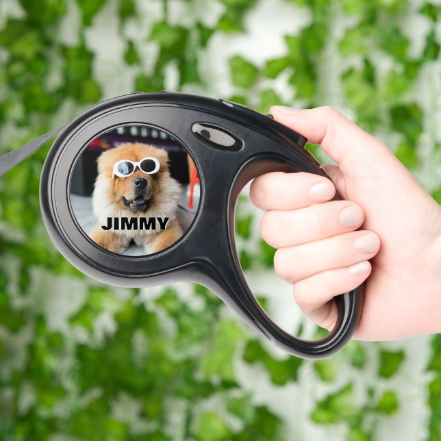 Custom Dog Photo and Name Pet Leash (Hand)