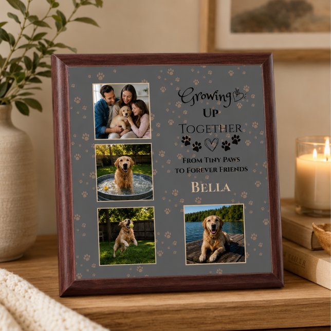 Custom Dog Photo Award Plaque (Creator Uploaded)