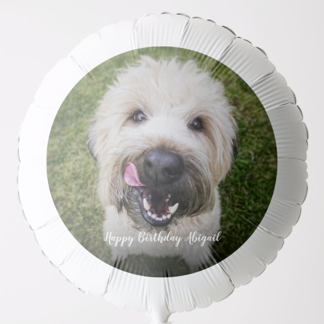 Custom Dog Photo Balloon (Front)