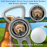 Custom Dog Photo Best Dad By Par Modern Golf Divot Tool<br><div class="desc">Best Dad By Par ... Two of your favorite things , golf and your dog ! Now you can take your best friend with you as you play 18 holes . Customize these golf divot tools with your dogs favorite photo and name . Great gift to all golf and dog...</div>