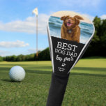 Custom Dog Photo Best DOG Dad by Par  Golf Head Cover<br><div class="desc">Celebrate the Best dog Dad by Par with this custom dog photo golf club cover—a fun and unique gift for dog-loving golfers! Featuring a personalized photo of their furry friend along with custom text, this golf cover is the perfect Father’s Day, birthday, or holiday gift for any devoted pet dad....</div>