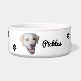 Custom Dog Photo Bowl