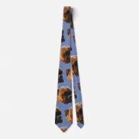 Custom dog 2024 tie