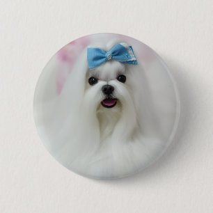 Custom Dog Photo Cute Fur Baby Personalized Button
