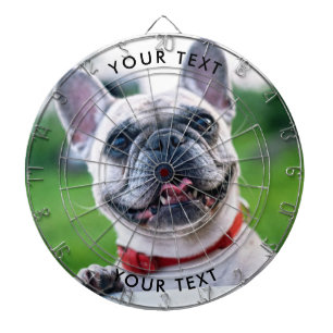 Custom Dog Photo Dart Board