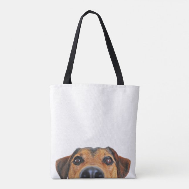 Custom Dog Photo Double Sided Tote (Back)