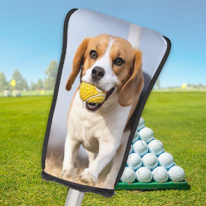 Custom Dog Photo Family Pet Personalized Putter Golf Head Cover
