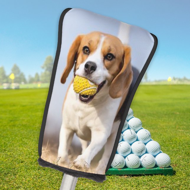 Custom Dog Photo Family Pet Personalized Putter Golf Head Cover (Creator Uploaded)