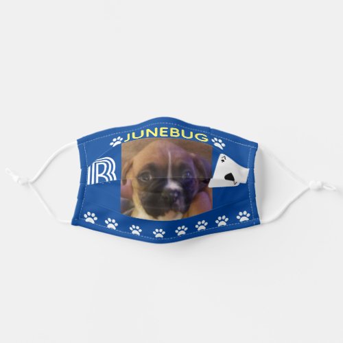 Custom Dog Photo Gifts Adult Cloth Face Mask