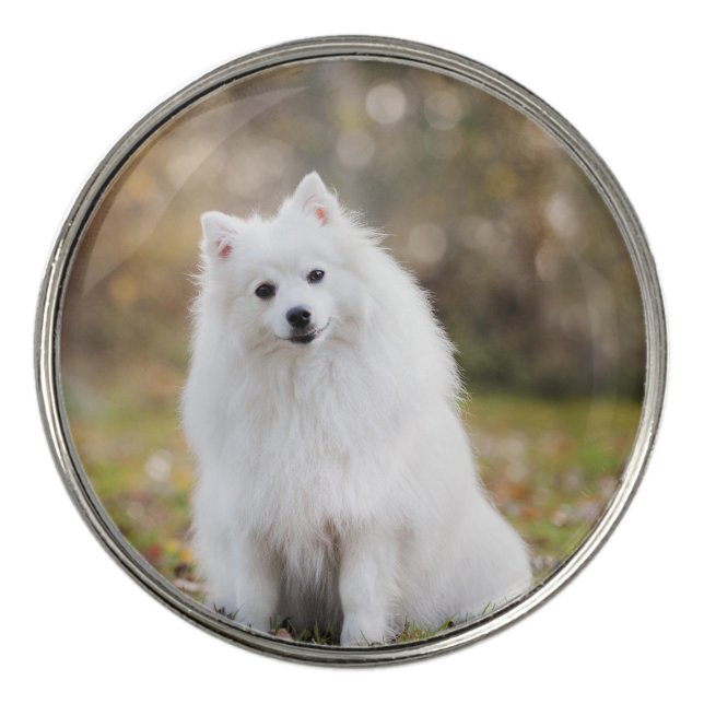 Custom Dog Photo  Golf Ball Marker (Front)