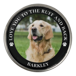Custom Dog Photo Golf Ball Marker