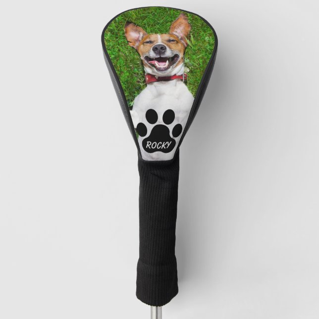 Custom DOG Photo Golf Head Cover (Front)