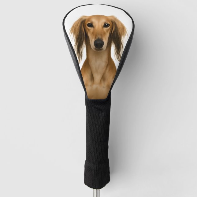 Custom Dog Photo Golf Head Cover (Front)