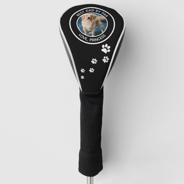Custom Dog Photo Golf Headcover - Best Dad Gift (Front)