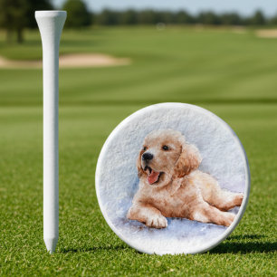 Custom Dog Photo  Golf Tees