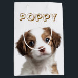 Custom Dog Photo & Name Gift Bag<br><div class="desc">"Make your gift stand out with our Custom Dog Photo & Name Gift Bag! Featuring your furry friend’s photo and name,  this adorable,  high-quality gift bag adds a personal,  heartwarming touch to any present for dog lovers."</div>