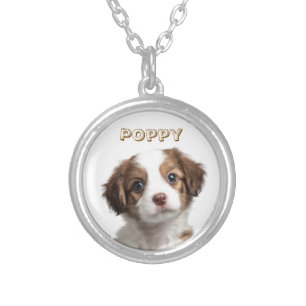 Custom Dog Photo & Name Necklace