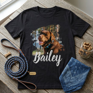 Custom Dog Photo & Name Personalized T-Shirt