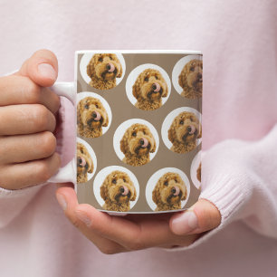 Custom Dog Photo   Personalized Pet Face Coffee Mug