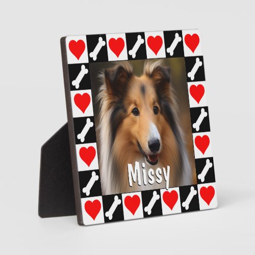 Custom Dog Photo Personalized Picture and Text Plaque