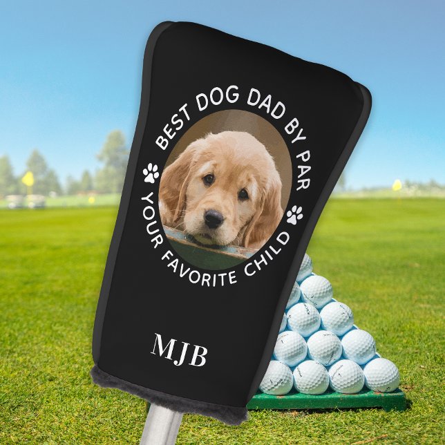 Custom Dog Photo Pet Personalized Monogram Golf Head Cover (Creator Uploaded)