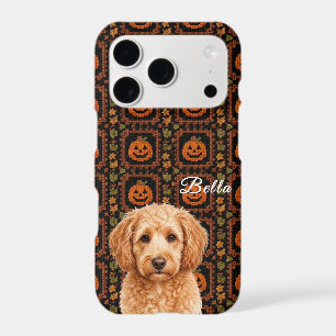 Custom Dog Photo Pumpkin Fall Phone Case iPhone 17