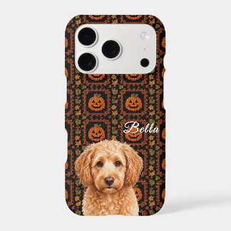 Custom Dog Photo Pumpkin Fall Phone Case iPhone 17