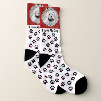 Custom Dog Photo Socks - Custom Printed Socks
