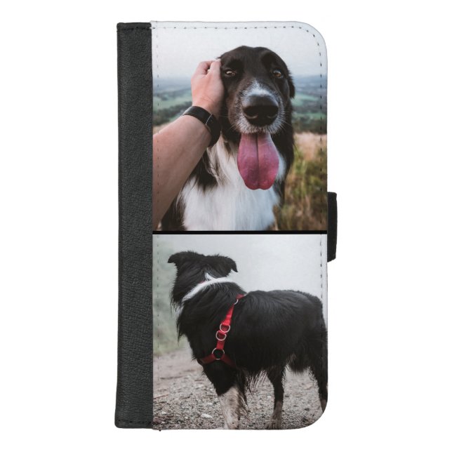 Custom Dog Photos iPhone Wallet Case (Front)