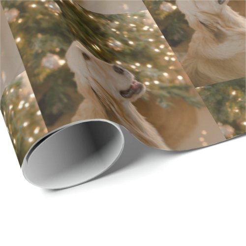 Custom Dog Picture Custom Pet Photo Christmas Wrapping Paper