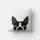 Custom Dog Pillow Boston Terrier Customizable Pet at Zazzle