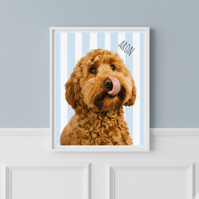 Custom Dog Portrait | Personalized Pet Photo Poster (Creator Uploaded)