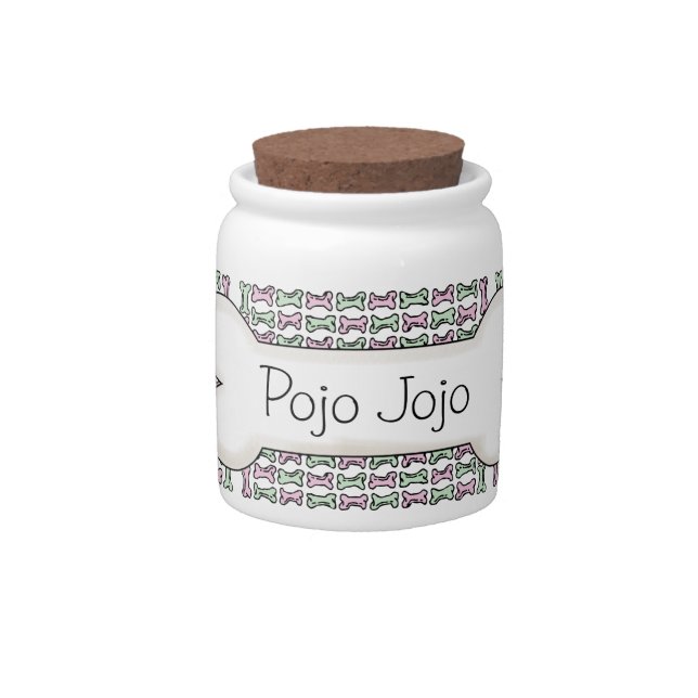 Custom Dog Treat Jar (Front)