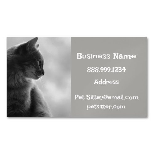 Custom Dog Walker Pet Sitting Business Service   Business Card Magnet
