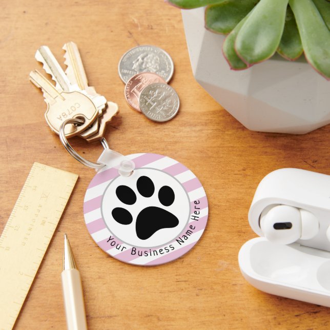 Custom Dog Walking Business Keychain (Desk)