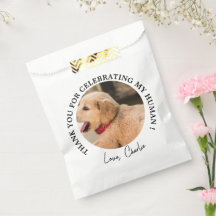 Custom Dog Wedding Favor Dog of Honor Pet Photo